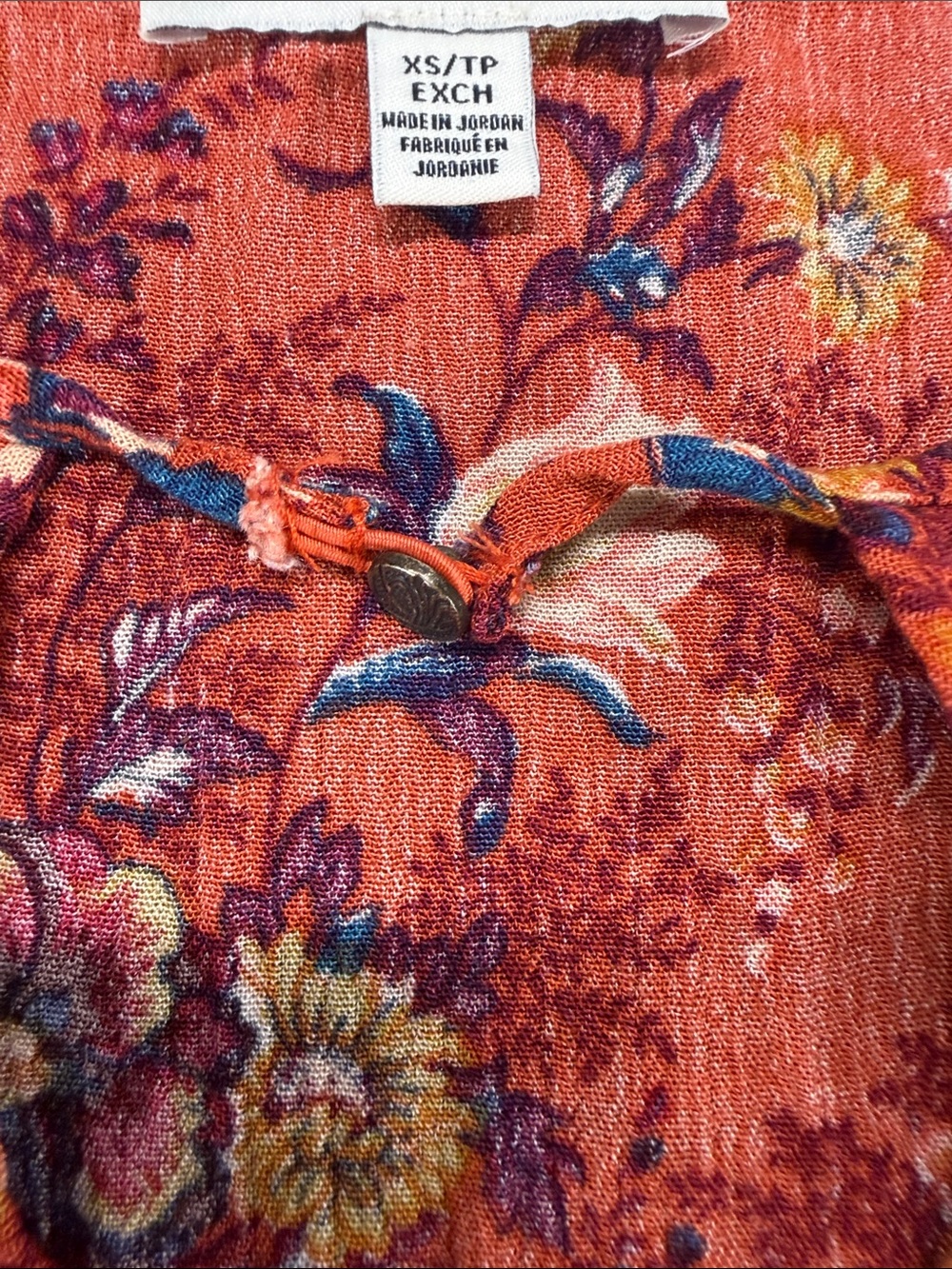 American Eagle Outfitters Floral Long-Sleeve Blouse Size XS